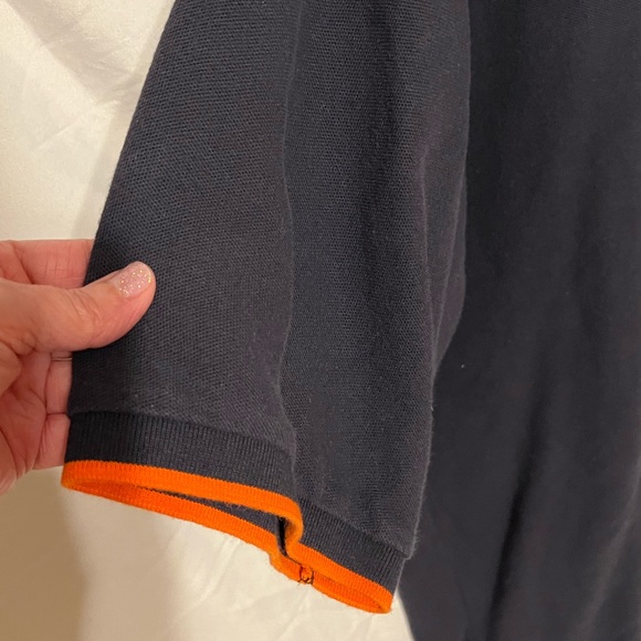 2XL Tigers Auburn University Polo Shirt Navy Blue & Orange - Picture 5 of 9